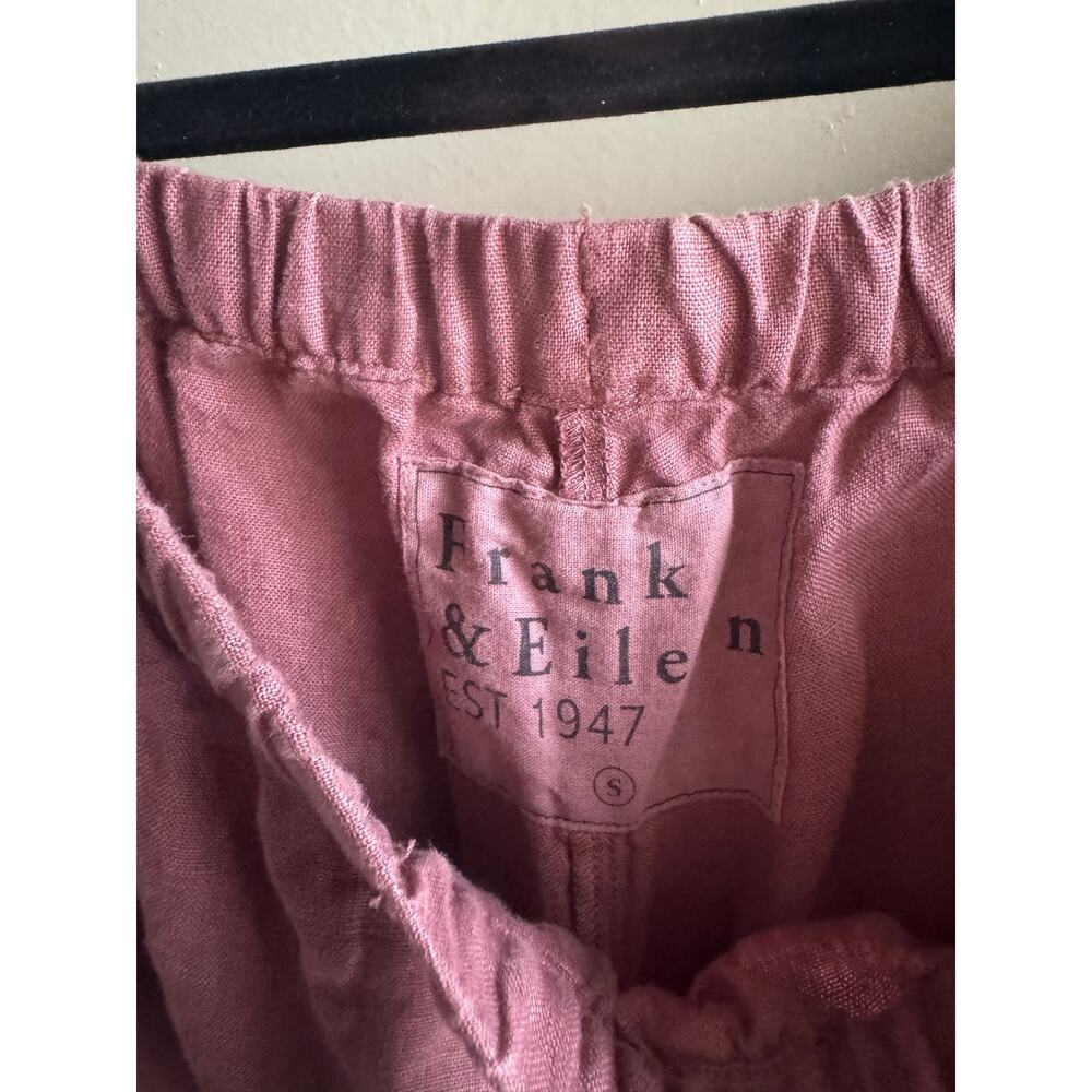 Frank & Eileen Maisie Linen Pant in Mauve - Picture 8 of 13